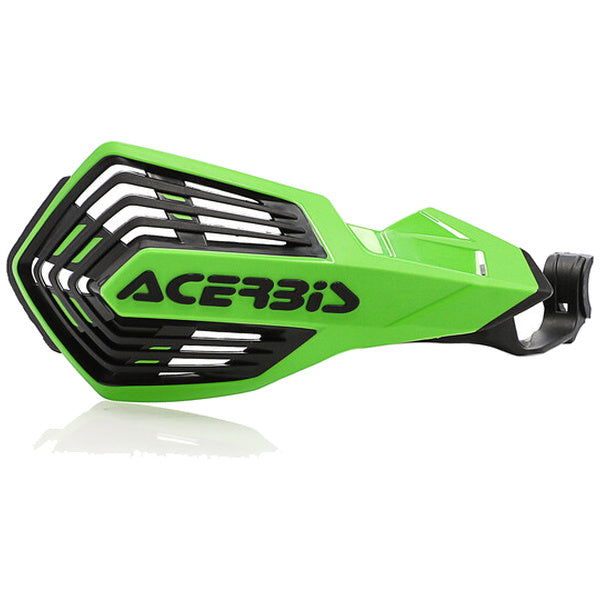 Acerbis K-Future Handguards in green and black