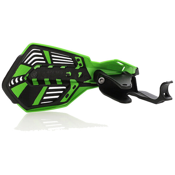 Acerbis K-Future Handguards in green and black, additional view 2