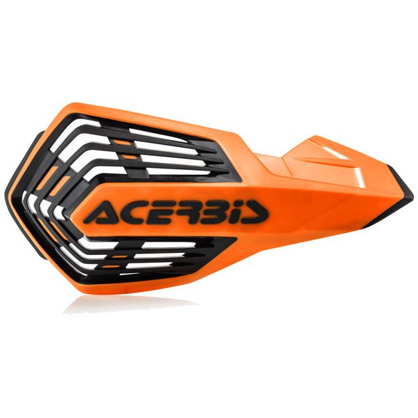 Acerbis X-Future Handguards in orange and black