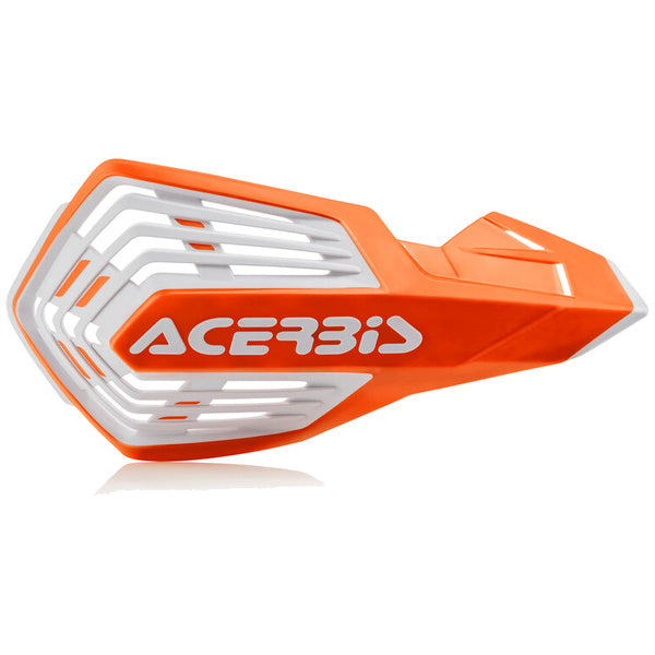 Acerbis X-Future Handguards in orange and white