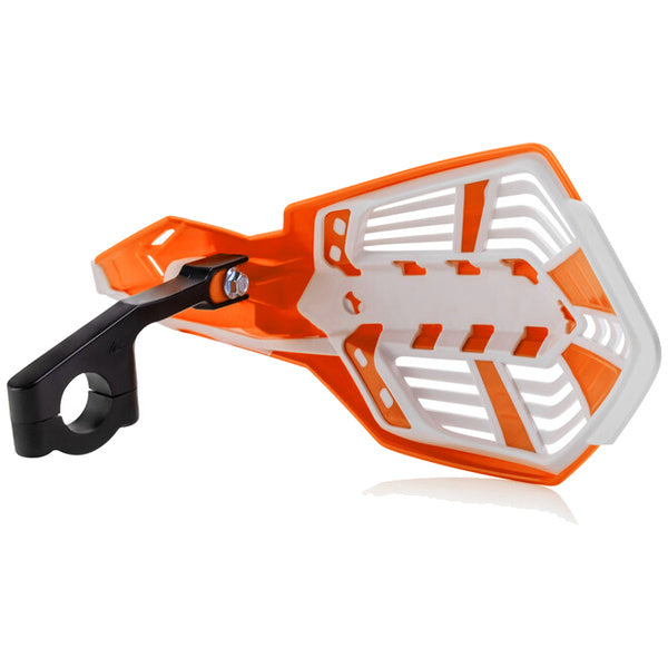 Acerbis X-Future Handguards in orange and white, additional view 2