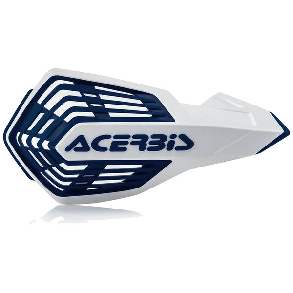 Acerbis X-Future Handguards in white and dark blue