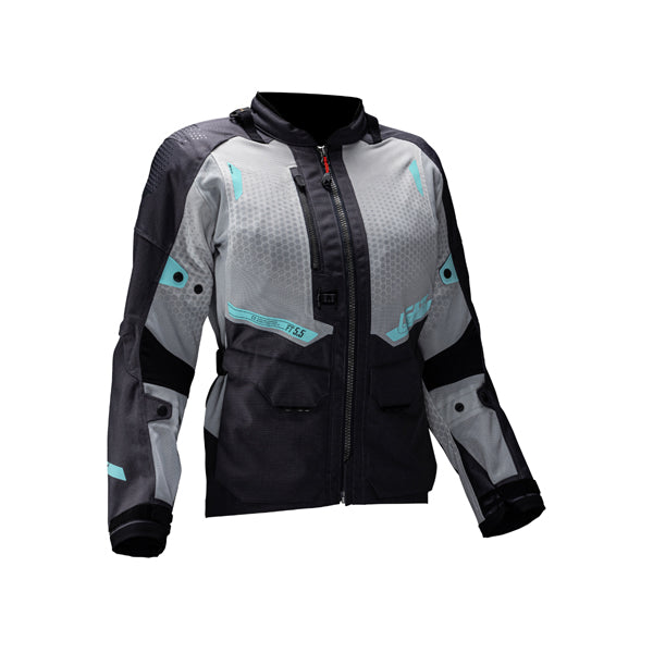5025102180 - Leatt - ADV FlowTour 5.5 Jacket (Womens) - colors: Iron Grey, Stealth Black/Grey - sizes: XS-XL product photo