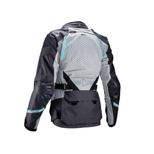 5025102181 - Leatt - ADV FlowTour 5.5 Jacket (Womens) - colors: Iron Grey, Stealth Black/Grey - sizes: XS-XL product photo
