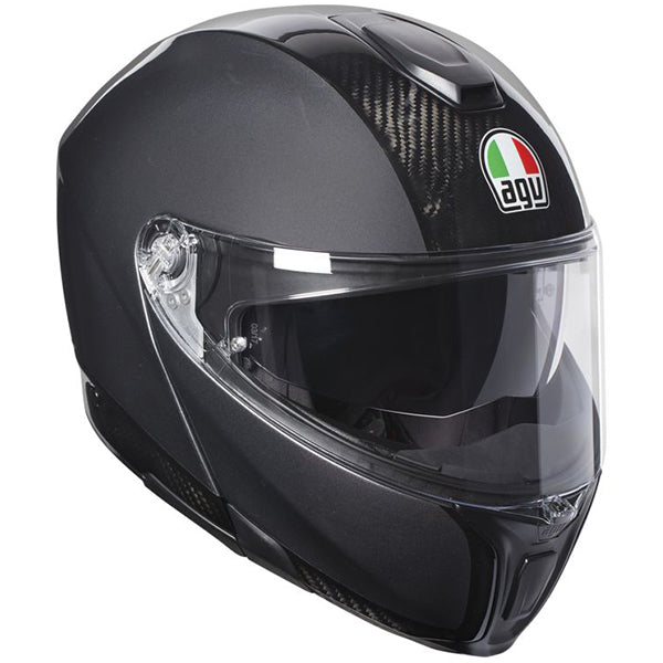 AGV street motorcycle full‑face helmet matte product view — lightweight, ventilated shell for impact protection and long‑ride comfort.