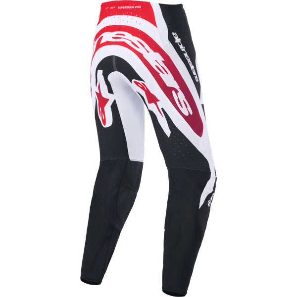 3720626-2371-34, Alpinestars, Supertech Pro Vista Pants, White/Purple/Black, Red/Black/White, Sizes 28-40 product photo