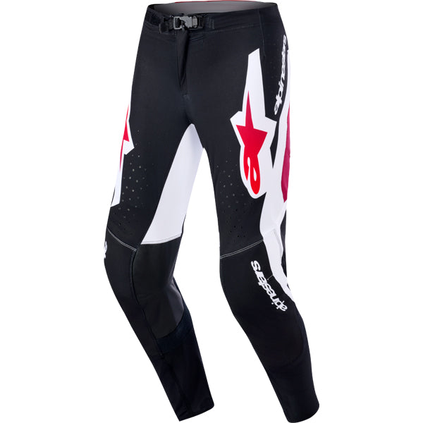 3720626-2371-32, Alpinestars, Supertech Pro Vista Pants, White/Purple/Black, Red/Black/White, Sizes 28-40 product photo