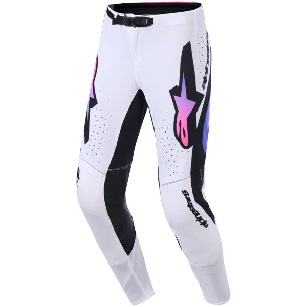 3720626-2371-28, Alpinestars, Supertech Pro Vista Pants, White/Purple/Black, Red/Black/White, Sizes 28-40 product photo