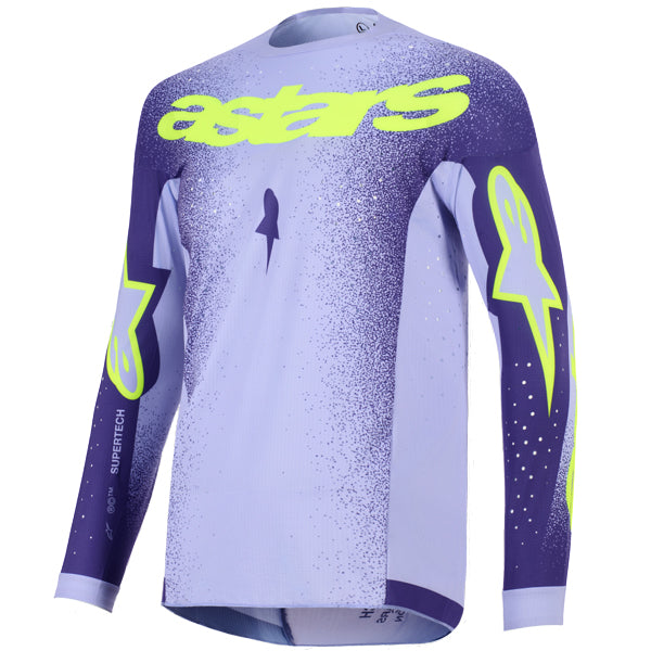 3760726-319-XL, Alpinestars, Supertech Scenz Jersey, Light Gray/Dark Blue, Red/Black/Yellow, UCLA Blue/White, Hot Coral/Purple, Purple/Yellow Fluo product photo