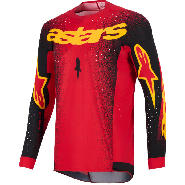3760726-9177-L, Alpinestars, Supertech Scenz Jersey, Light Gray/Dark Blue, Red/Black/Yellow, UCLA Blue/White, Hot Coral/Purple, Purple/Yellow Fluo product photo