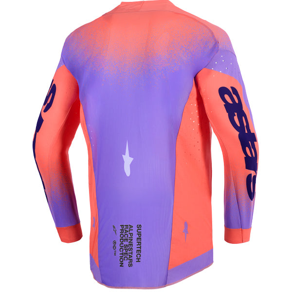 3760726-319-L, Alpinestars, Supertech Scenz Jersey, Light Gray/Dark Blue, Red/Black/Yellow, UCLA Blue/White, Hot Coral/Purple, Purple/Yellow Fluo, product photo