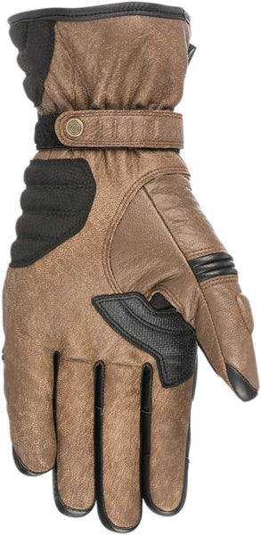 Product image of Alpinestars 18 cafe divine drystar glove brown black1 motocross gloves showing fit, construction, and colorway | Available at BTO Sports