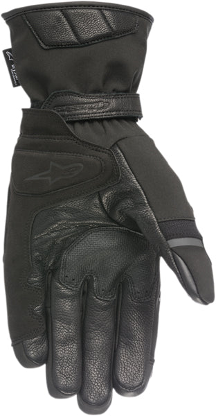 Product image of Alpinestars 18 primer drystar leather glove black red1 motocross gloves showing fit, construction, and colorway | Available at BTO Sports