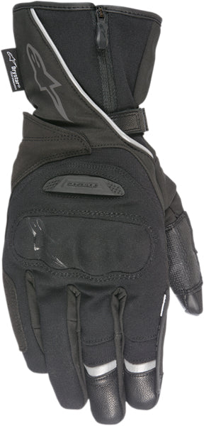 Product image of Alpinestars 18 primer drystar leather glove black motocross gloves showing fit, construction, and colorway | Available at BTO Sports