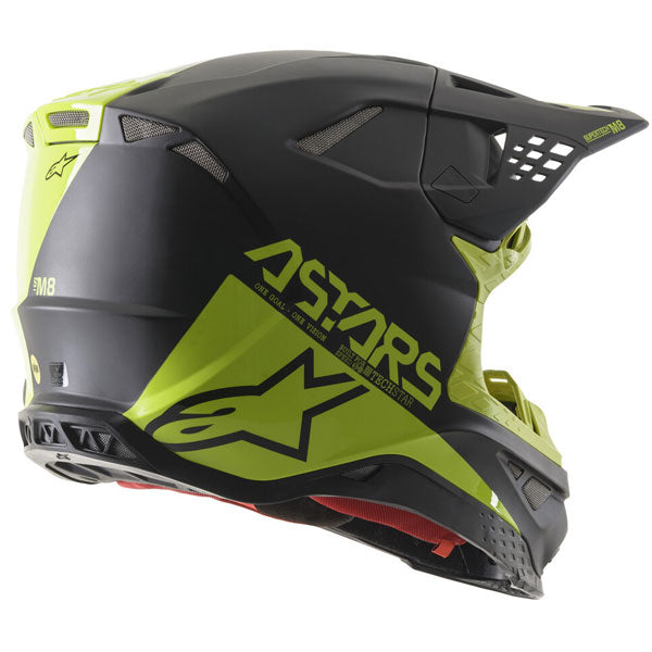 Black/Grey product view, lightweight off‑road motorcycle helmet with ventilation and impact protection