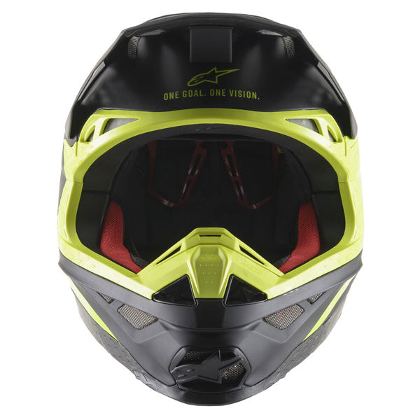 Black/Grey product view, lightweight off‑road motorcycle helmet with ventilation and impact protection