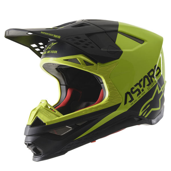 Black/Grey product view, lightweight off‑road motorcycle helmet with ventilation and impact protection