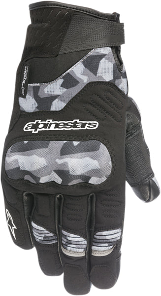 Product image of Alpinestars c30 drystar glove black camo motocross gloves showing fit, construction, and colorway | Available at BTO Sports