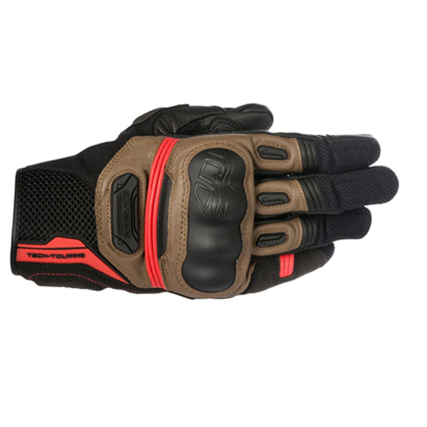 Product image of Alpinestars highlands glove brown 60079a6d e9a0 46d9 a40c 153ea9be78bb motocross gloves showing fit, construction, and colorway | Available at BTO Sports