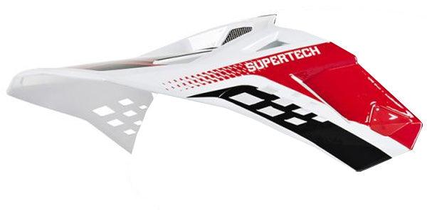 product view, lightweight off‑road motorcycle helmet with ventilation and impact protection