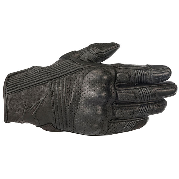 Product image of Alpinestars mustang glove black black 78edfccd 9eec 4a31 894e 2f4c0f3725fb motocross gloves showing fit, construction, and colorway | Available at BTO Sports