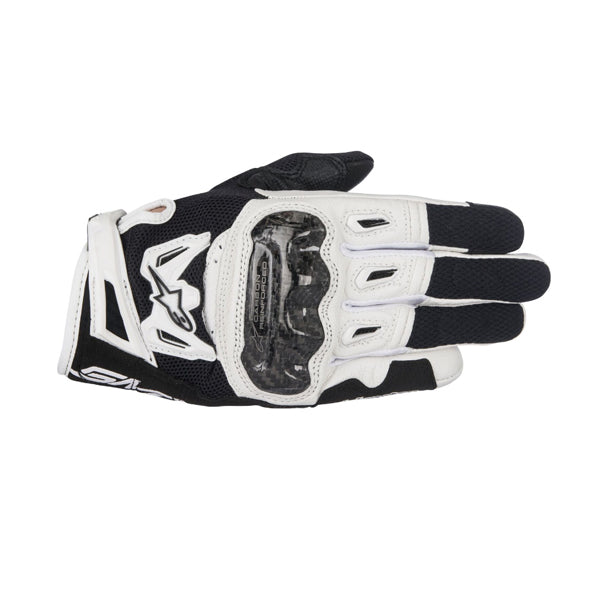 Product image of Alpinestars stella smx2 air glove blackwhite motocross gloves showing fit, construction, and colorway | Available at BTO Sports