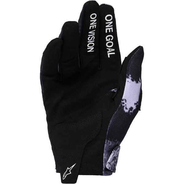 3541824-9080-2XS, Alpinestars, Radar Gloves (Youth), Iron Camo, UCLA Blue/White, Purple/Yellow Fluo, Sizes Y-XS, Y-SM, Y-MD, Y-LG product photo
