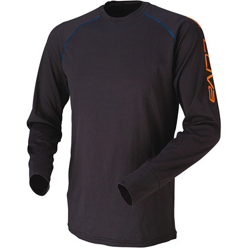 Arctiva Evaporator Base Layer Jersey product image in XL sizes Black SKU 3150022. Base Layer Shirt | Available at BTO Sports