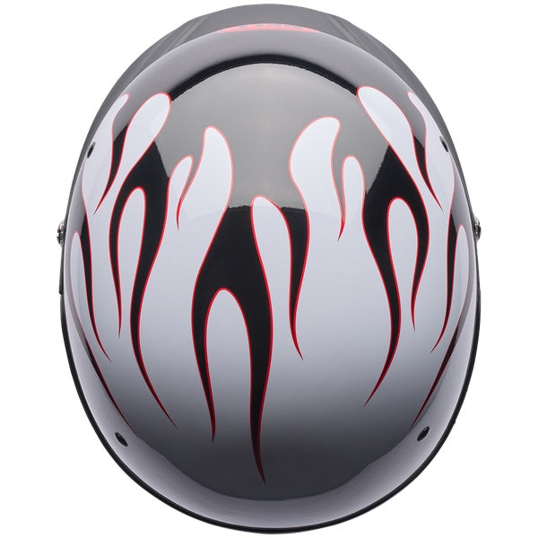 Bell Pit Boss Apex motorcycle helmet in White/Black, view 5, SKU 7207129