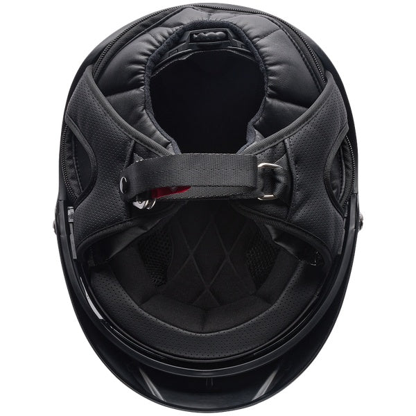 Bell Pit Boss Apex motorcycle helmet in White/Black, view 6, SKU 7207129