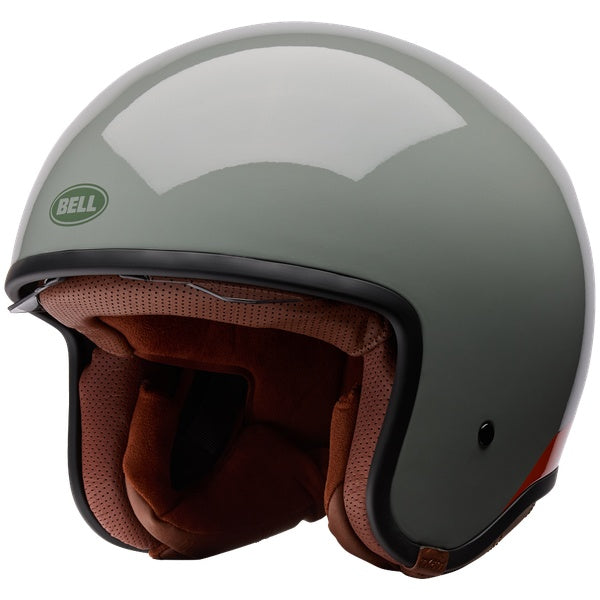 Bell TX501 Sprint helmet in Stone, front three-quarter view