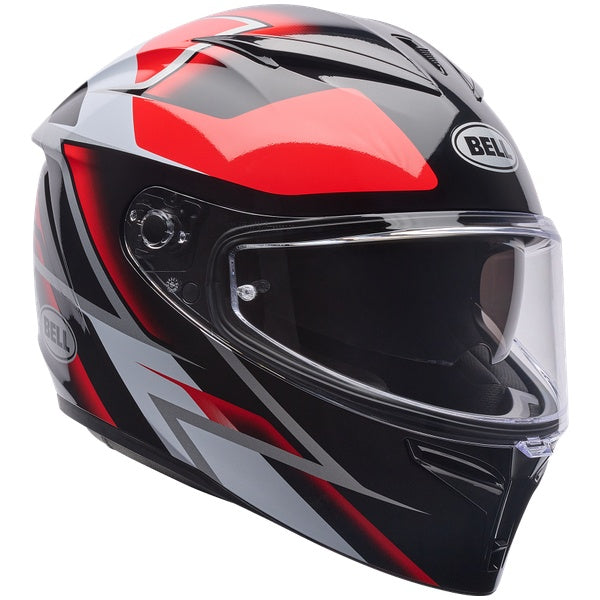 Bell Lithium MIPS Kinetic motorcycle helmet in Red, view 2, SKU 7206703