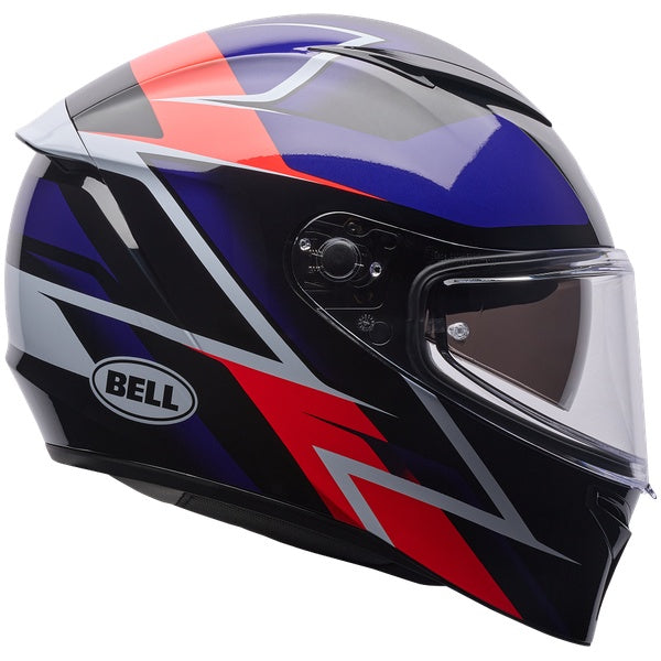 Bell Lithium MIPS Kinetic motorcycle helmet in Ultraviolet, view 1, SKU 7206710