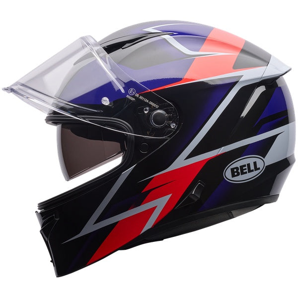 Bell Lithium MIPS Kinetic motorcycle helmet in Ultraviolet, view 4, SKU 7206710