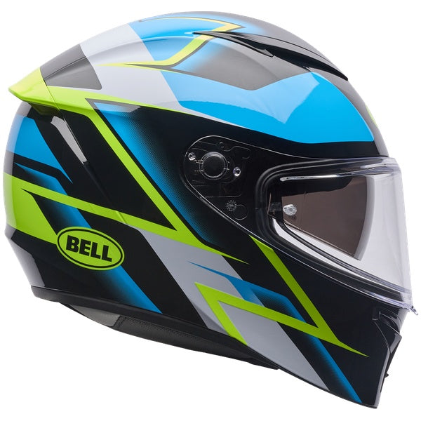Bell Lithium MIPS Kinetic motorcycle helmet in Vapor Blue, view 1, SKU 7206717
