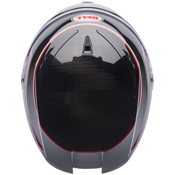 Bell Lithium MIPS Flux motorcycle helmet in White/Black/Red, view 6, SKU 7206646
