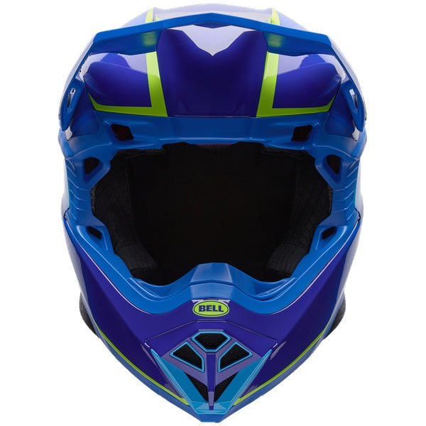 Bell Moto-10 GP motocross helmet in Frequency Blue, view 3, SKU 7206841