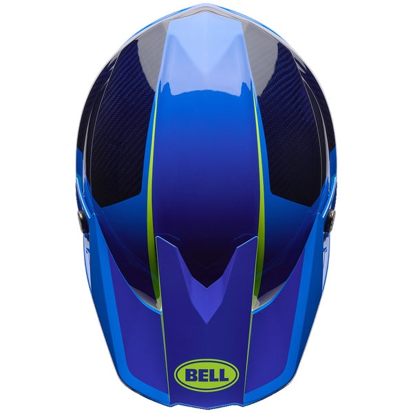 Bell Moto-10 GP motocross helmet in Frequency Blue, view 5, SKU 7206841