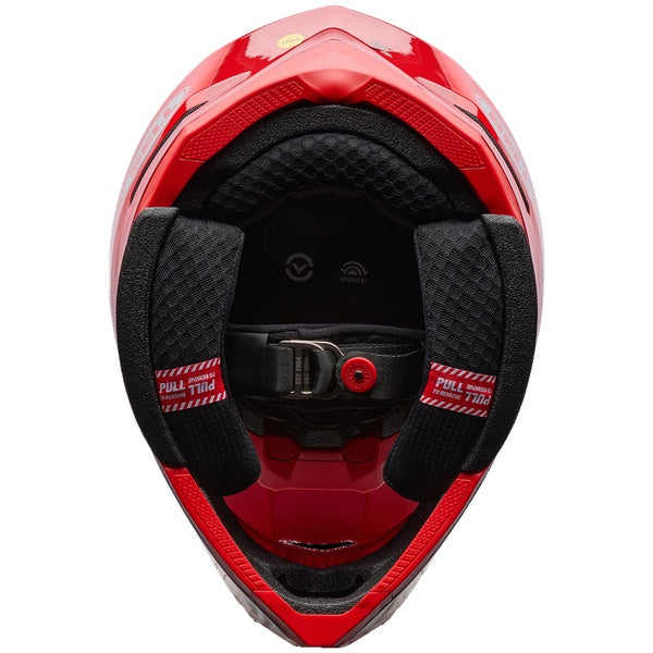 Bell Moto-10 GP Vector motocross helmet in Red, view 6, SKU 7206853