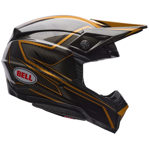 Bell Moto-10 GP SE motocross helmet in Black/Gold, product view, SKU 7206877