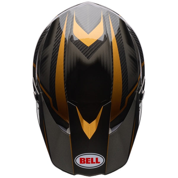 Bell Moto-10 GP SE motocross helmet in Black/Gold, view 5, SKU 7206877