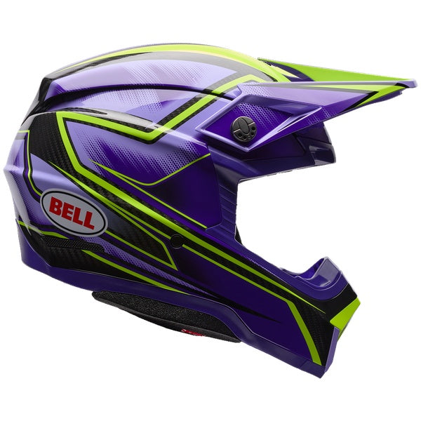 Bell Moto-10 GP motocross helmet in Ultraviolet, view 1, SKU 7206871