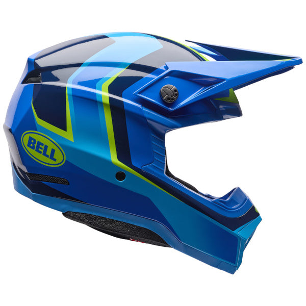 Bell Moto-10 MIPS Pulse motocross helmet in Frequency Blue, view 1, SKU 7206745