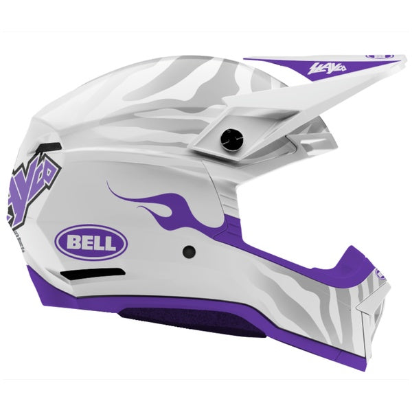 Bell Moto-10 MIPS SE Purple Daze motocross helmet in Slayco Purple Daze, view 1, SKU 7208513