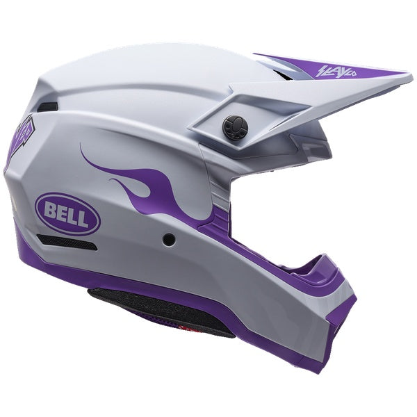 Bell Moto-10 MIPS SE Purple Daze motocross helmet in Slayco Purple Daze, view 2, SKU 7208513