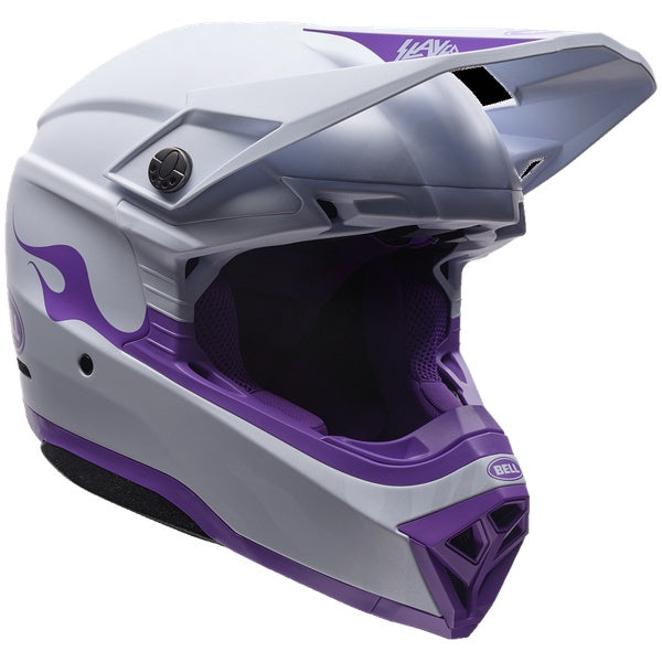 Bell Moto-10 MIPS SE Purple Daze motocross helmet in Slayco Purple Daze, view 3, SKU 7208513