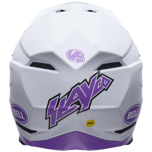Bell Moto-10 MIPS SE Purple Daze motocross helmet in Slayco Purple Daze, view 5, SKU 7208513