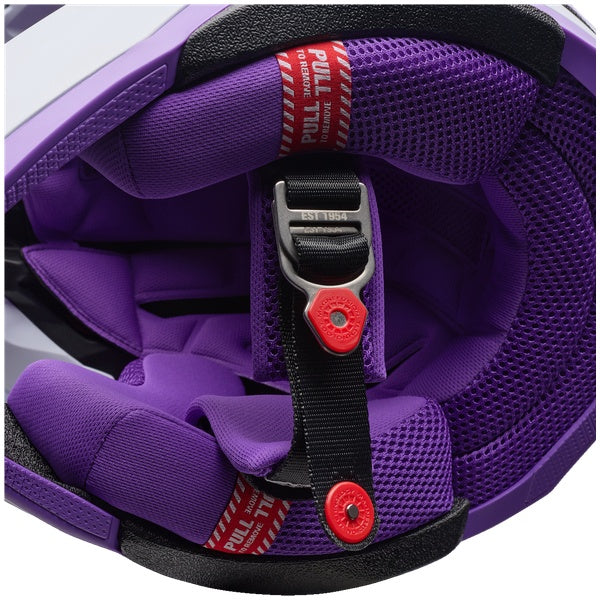 Bell Moto-10 MIPS SE motocross helmet in Slayco Purple Daze, view 11, SKU 7208513