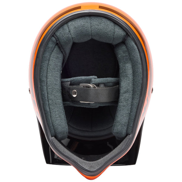 Bell Moto 3 Classic Solid motorcycle helmet in Orange, view 6, SKU 7175464