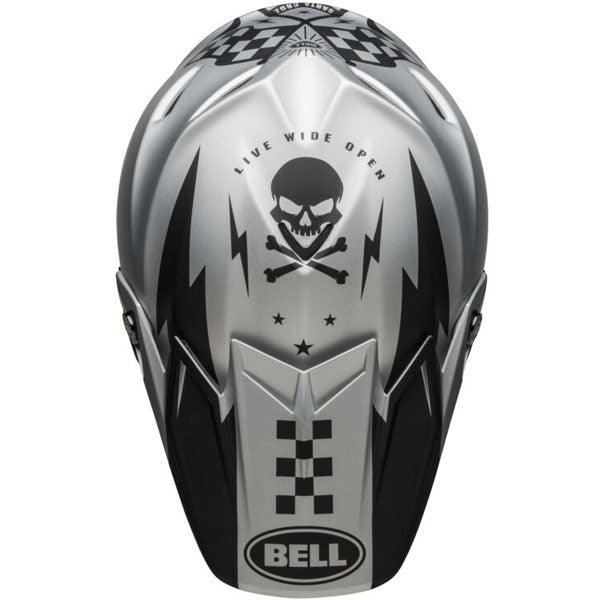 motorcycle helmet, showing aerodynamic shell design, ventilation ports, and secure retention system built for rider comfort and protection. SKU 07122636.